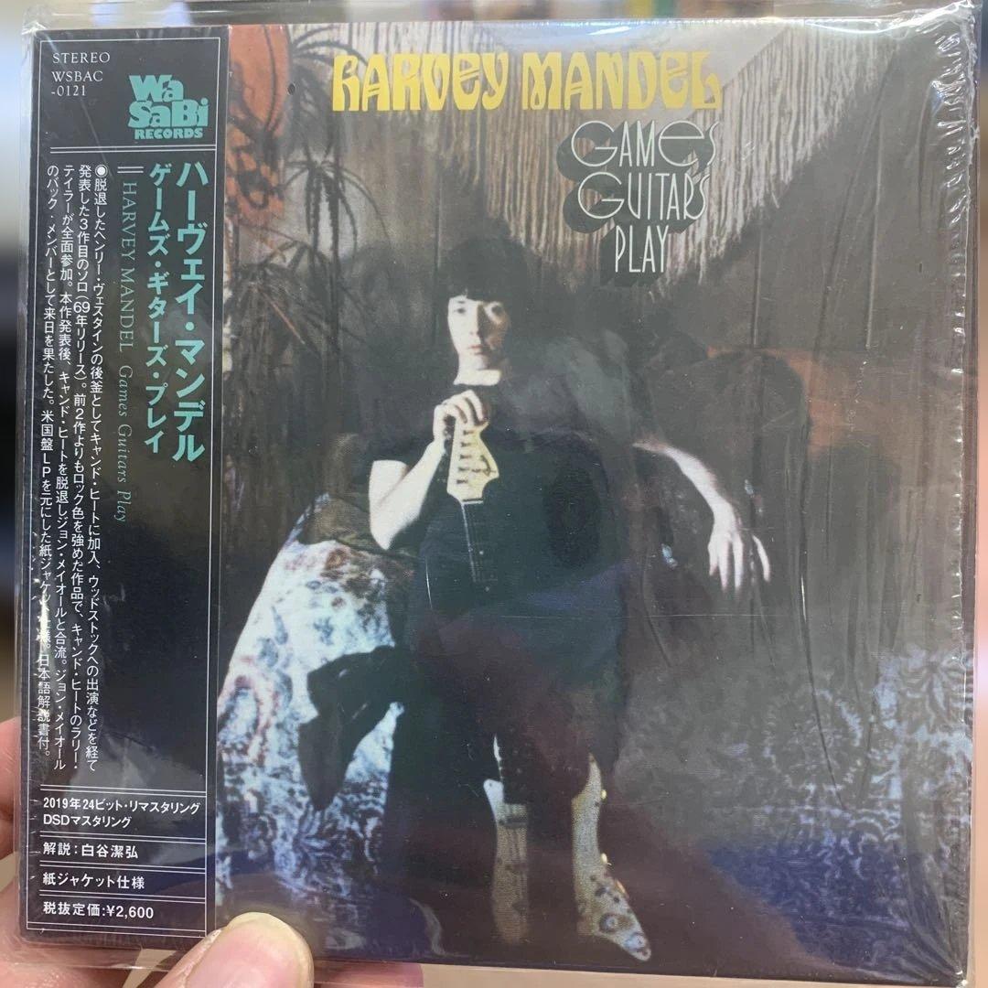 Harvey Mandel - Games Guitars Play CD Japan Press w/ OBI 2019 Remastered