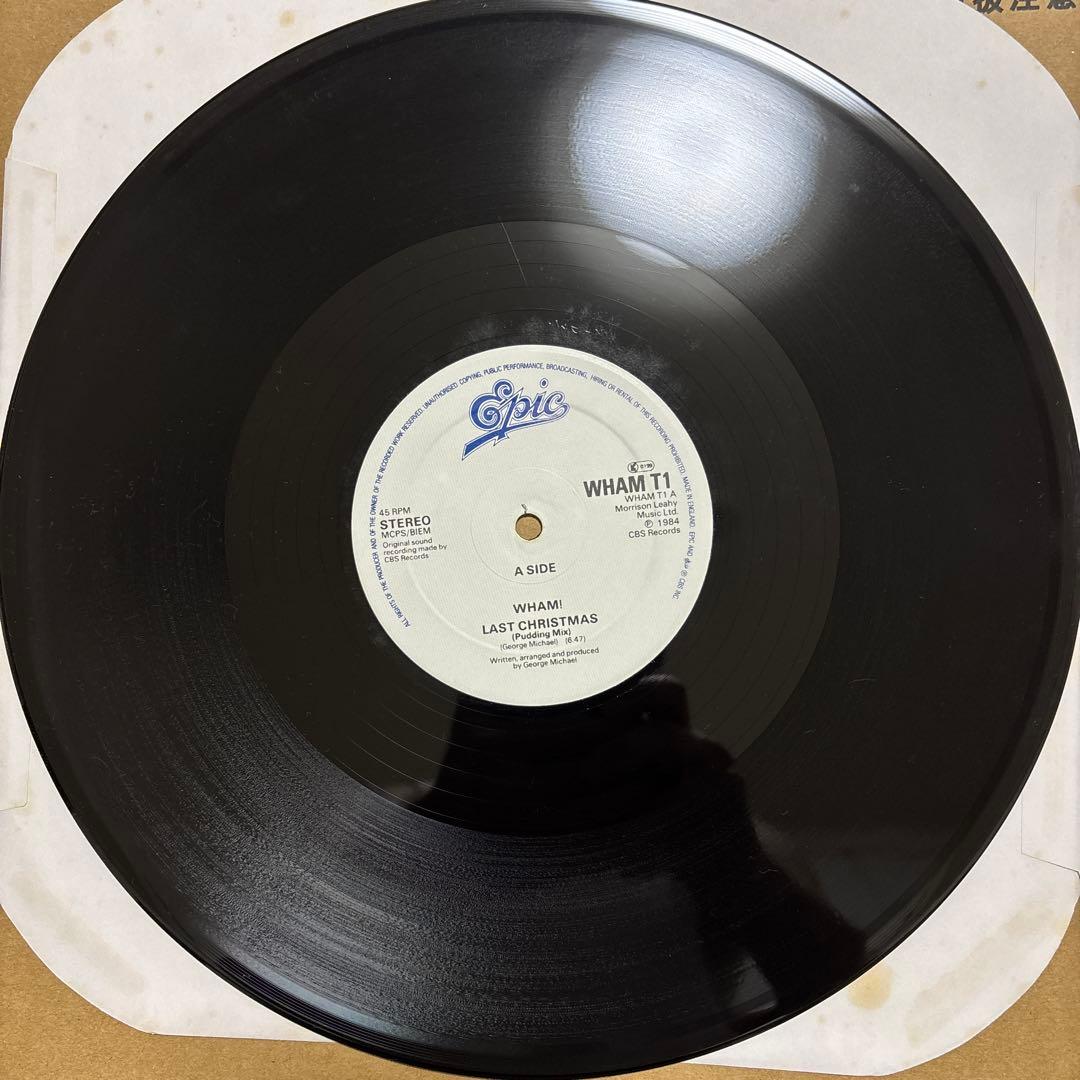 Wham! Last Christmas Pudding Mix 12-inch Vinyl Record Christmas 85 UK Import