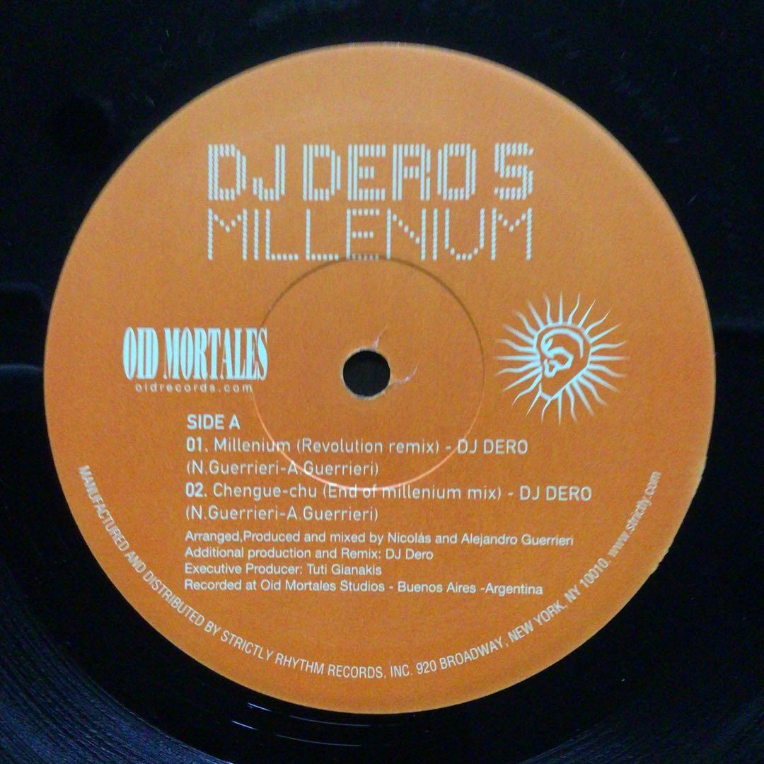 DJ Dero - 5 Millenium 12" Vinyl Record Electronic Dance Argentina