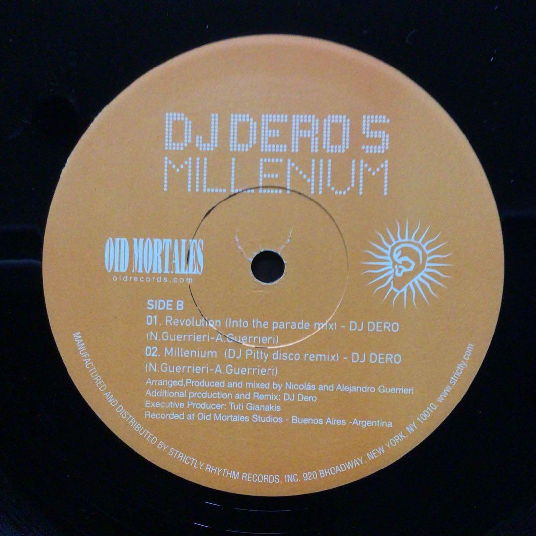 DJ Dero - 5 Millenium 12" Vinyl Record Electronic Dance Argentina