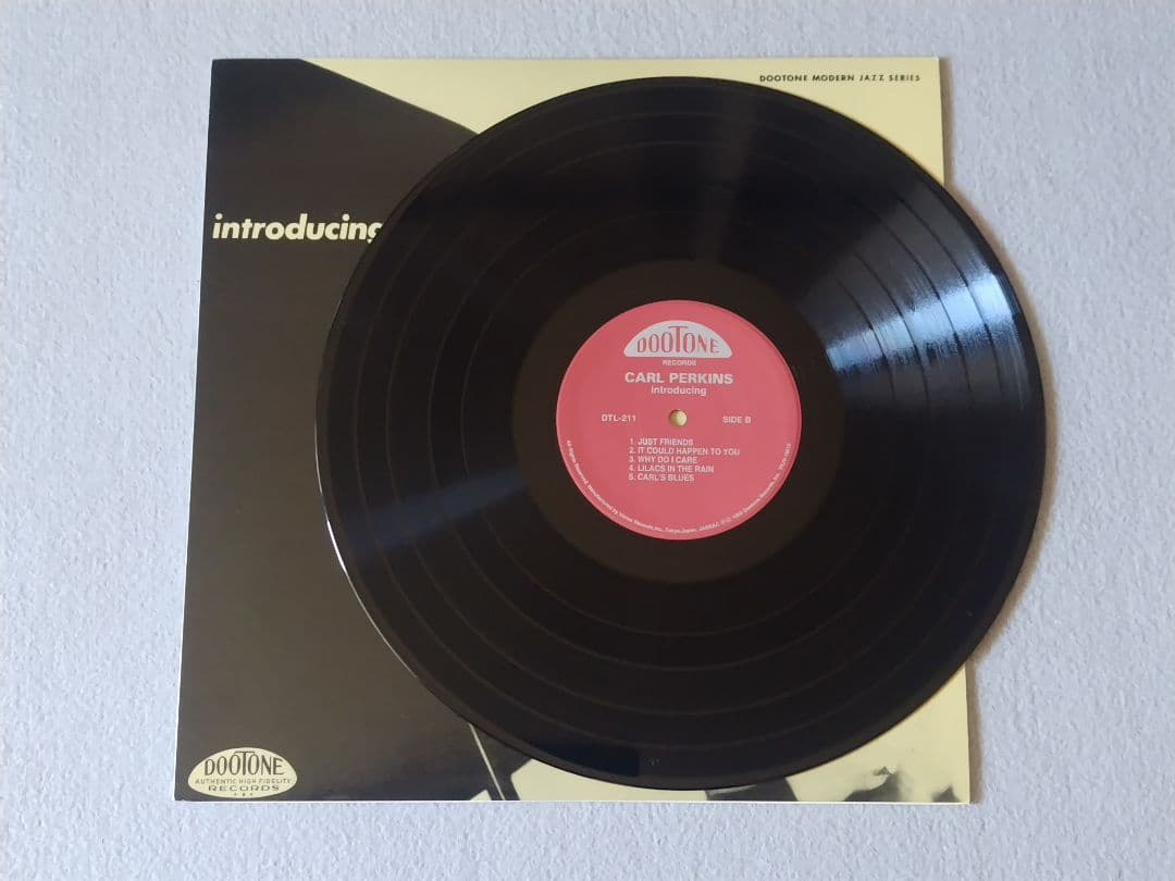 Carl Perkins Introducing LP Record Jazz Piano Trio Used | Japansoundstore