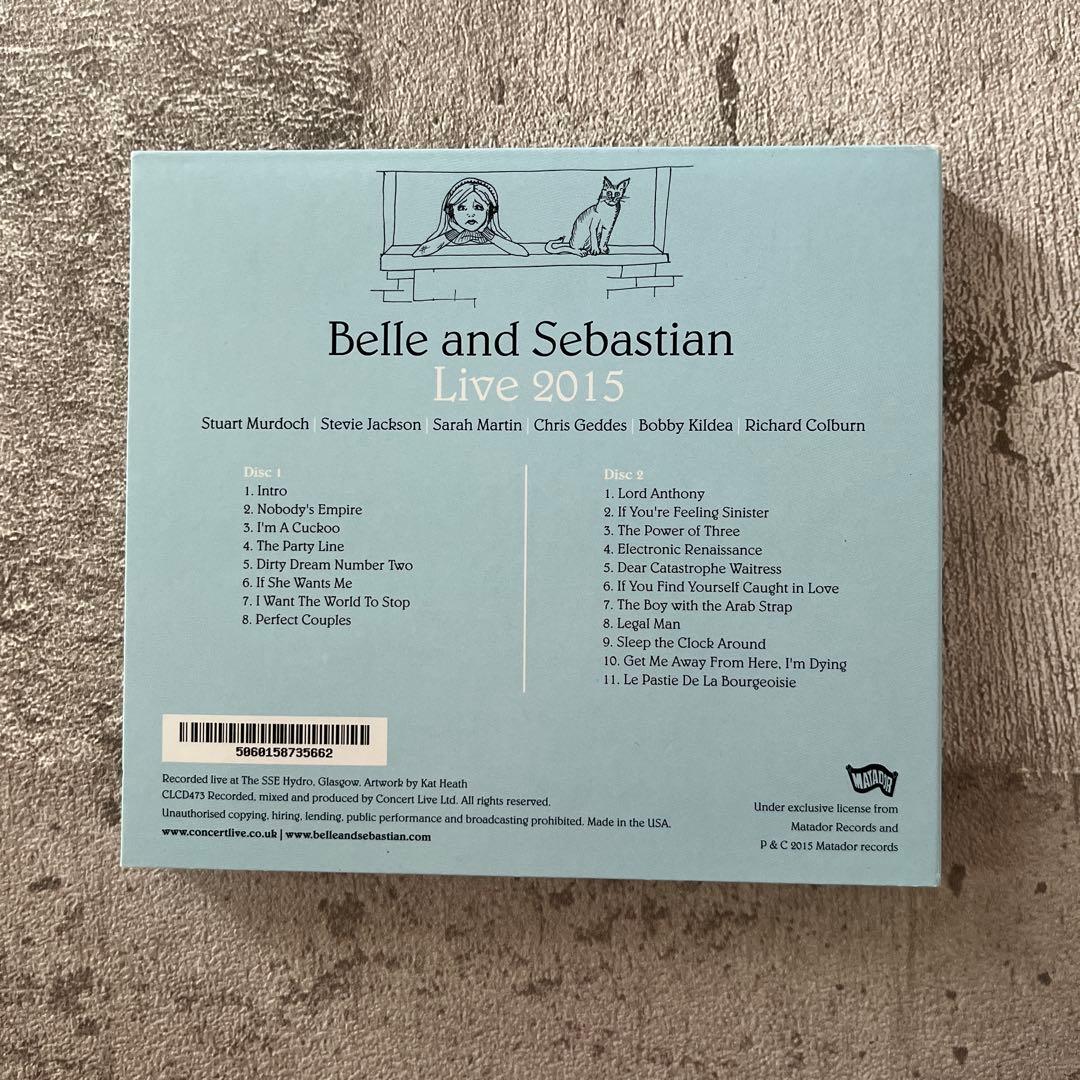 Belle and Sebastian Live 2015 2CD Japan Press with OBI Strip Limited Edition