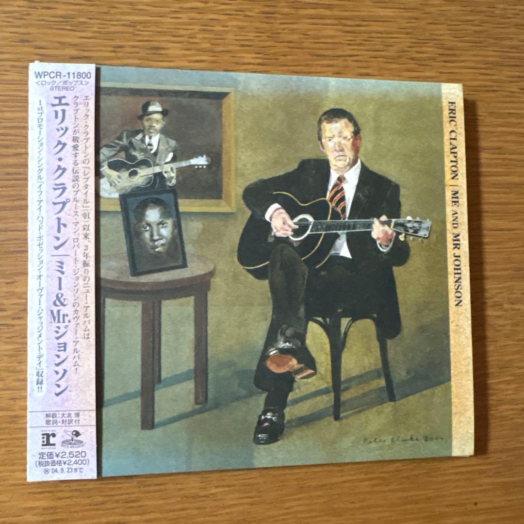 Eric Clapton Me and Mr Johnson CD Japan Press with OBI Mini LP Sleeve 2004