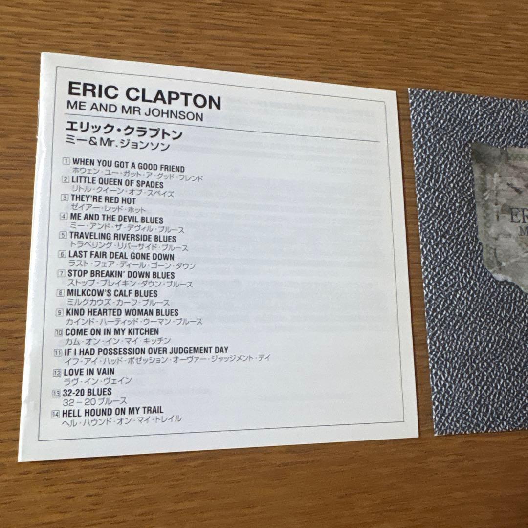 Eric Clapton Me and Mr Johnson CD Japan Press with OBI Mini LP Sleeve 2004