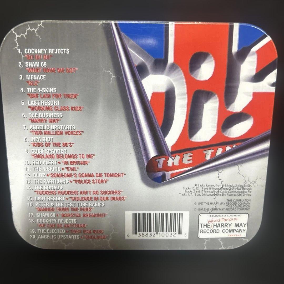 Various Artists - Oi! The Tin CD, Limited Edition Metal Tin, #1827 of 3000