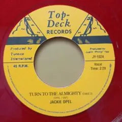 Jackie Opel - Turn To The Almighty 7-inch Single Rare Red Vinyl Reggae
