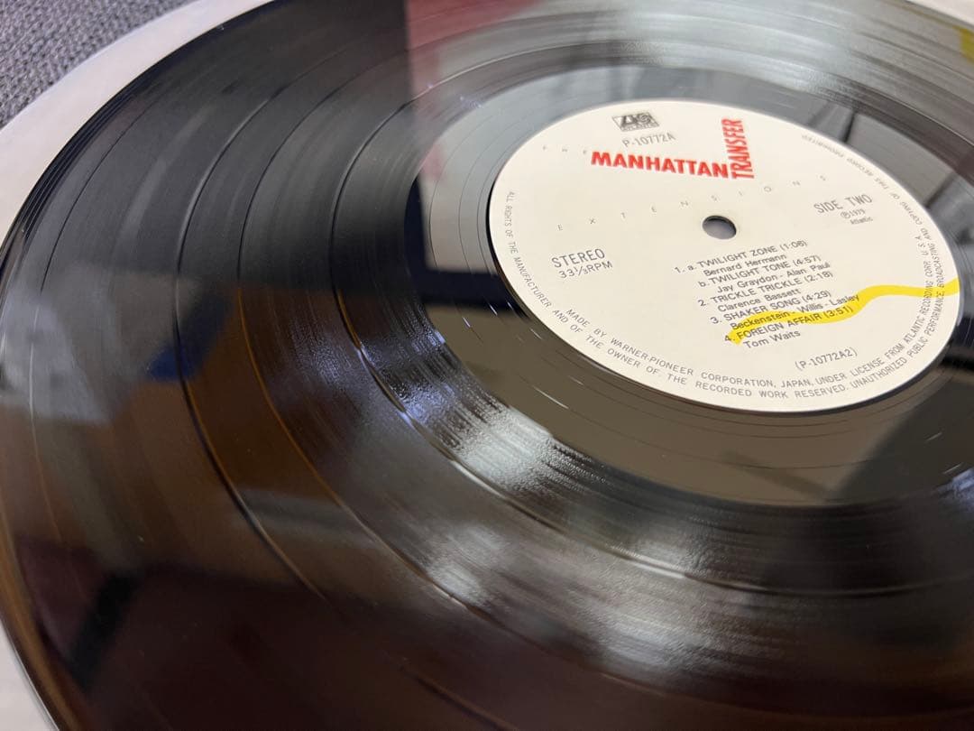 The Manhattan Transfer - Extensions Vinyl LP 1979 Japan Press OBI 1A/1A Matrix