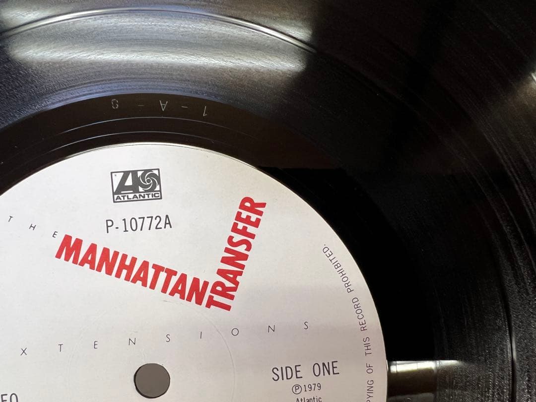The Manhattan Transfer - Extensions Vinyl LP 1979 Japan Press OBI 1A/1A Matrix