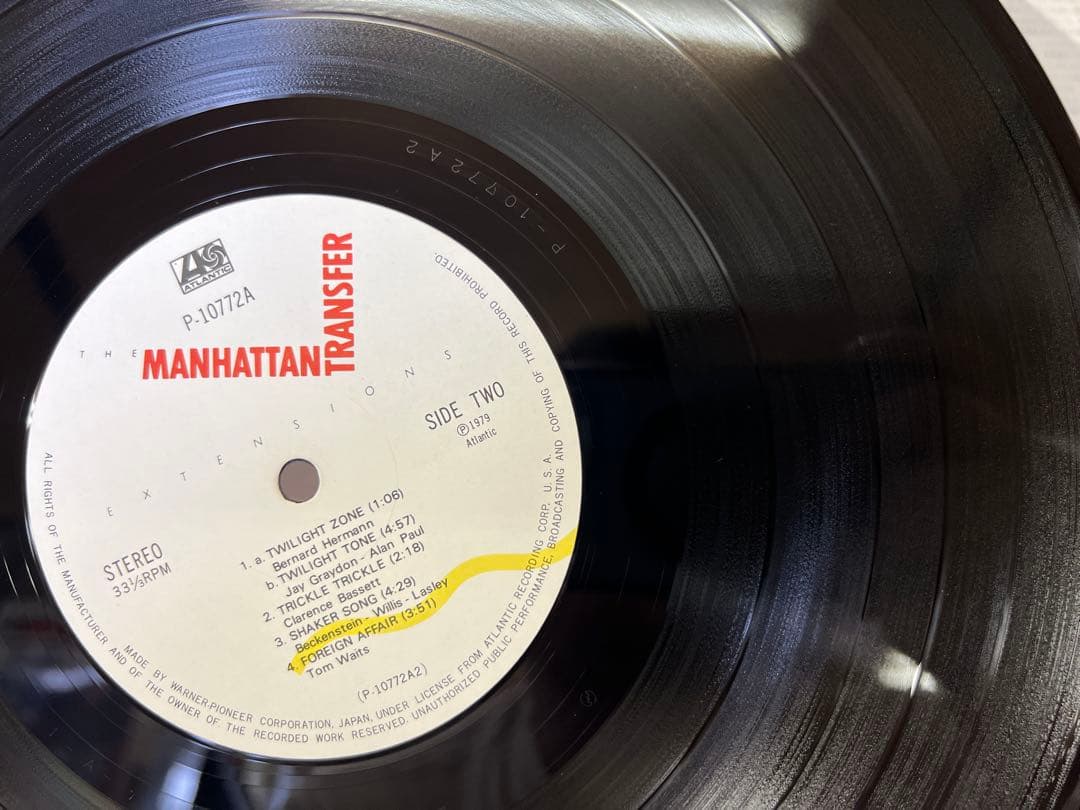 The Manhattan Transfer - Extensions Vinyl LP 1979 Japan Press OBI 1A/1A Matrix