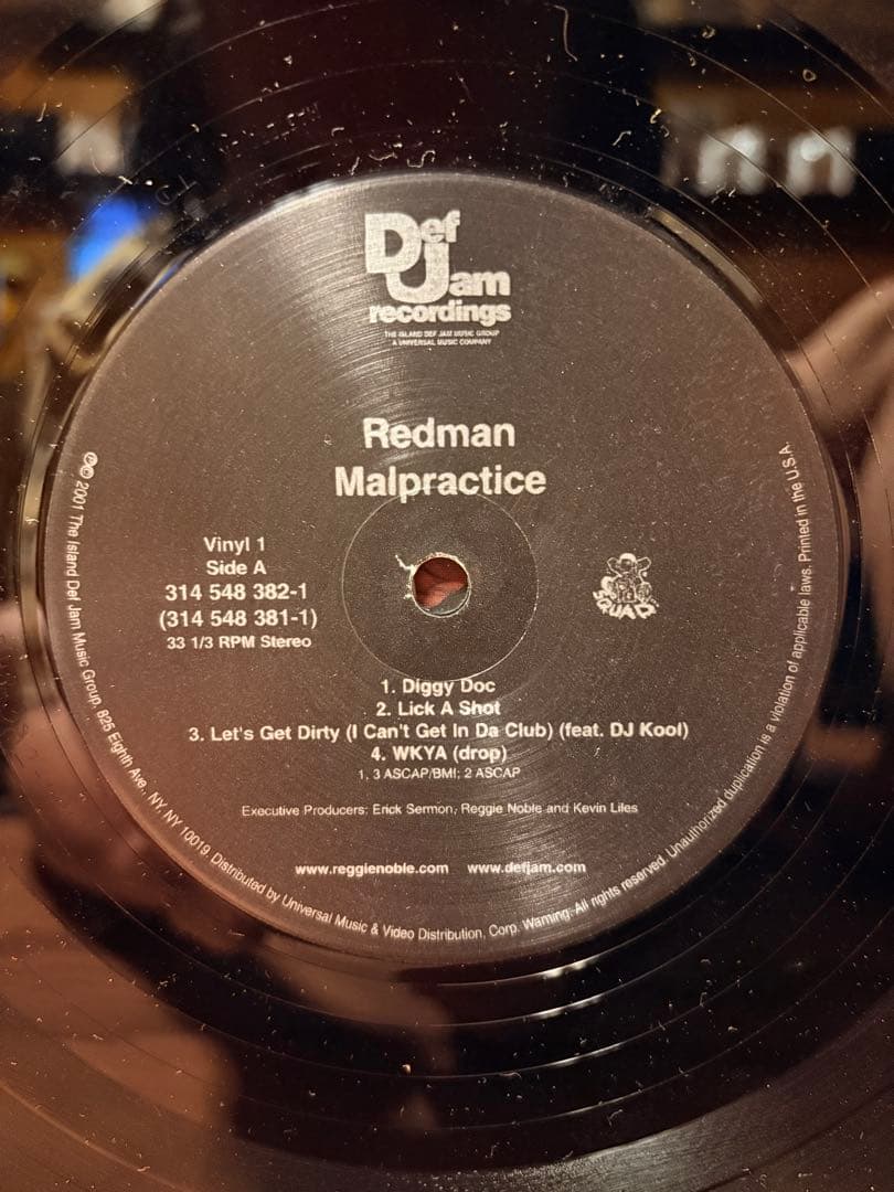 Redman - Malpractice 2LP 2001 Def Jam Hip Hop Vinyl Record Original US Pressing