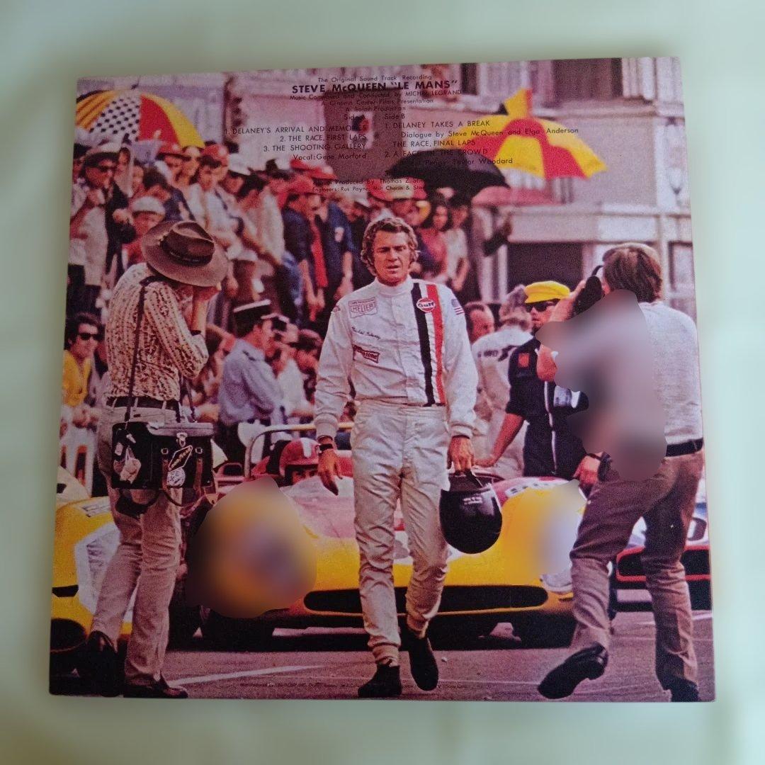 Steve McQueen Le Mans Original Soundtrack LP Japan Obi Michel Legrand Vinyl