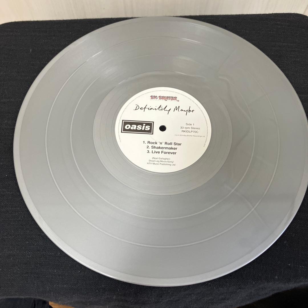 Oasis Definitely Maybe 25th Anniversary Silver Vinyl 2LP Japan Obi RKIDLP70C