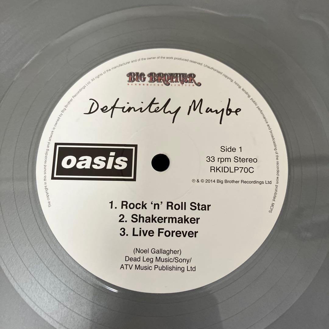 Oasis Definitely Maybe 25th Anniversary Silver Vinyl 2LP Japan Obi RKIDLP70C
