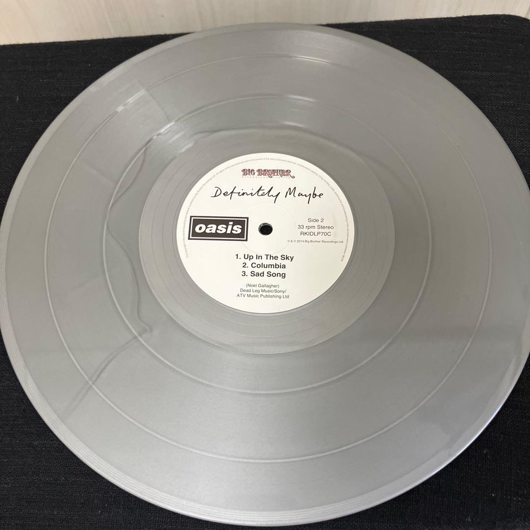 Oasis Definitely Maybe 25th Anniversary Silver Vinyl 2LP Japan Obi RKIDLP70C