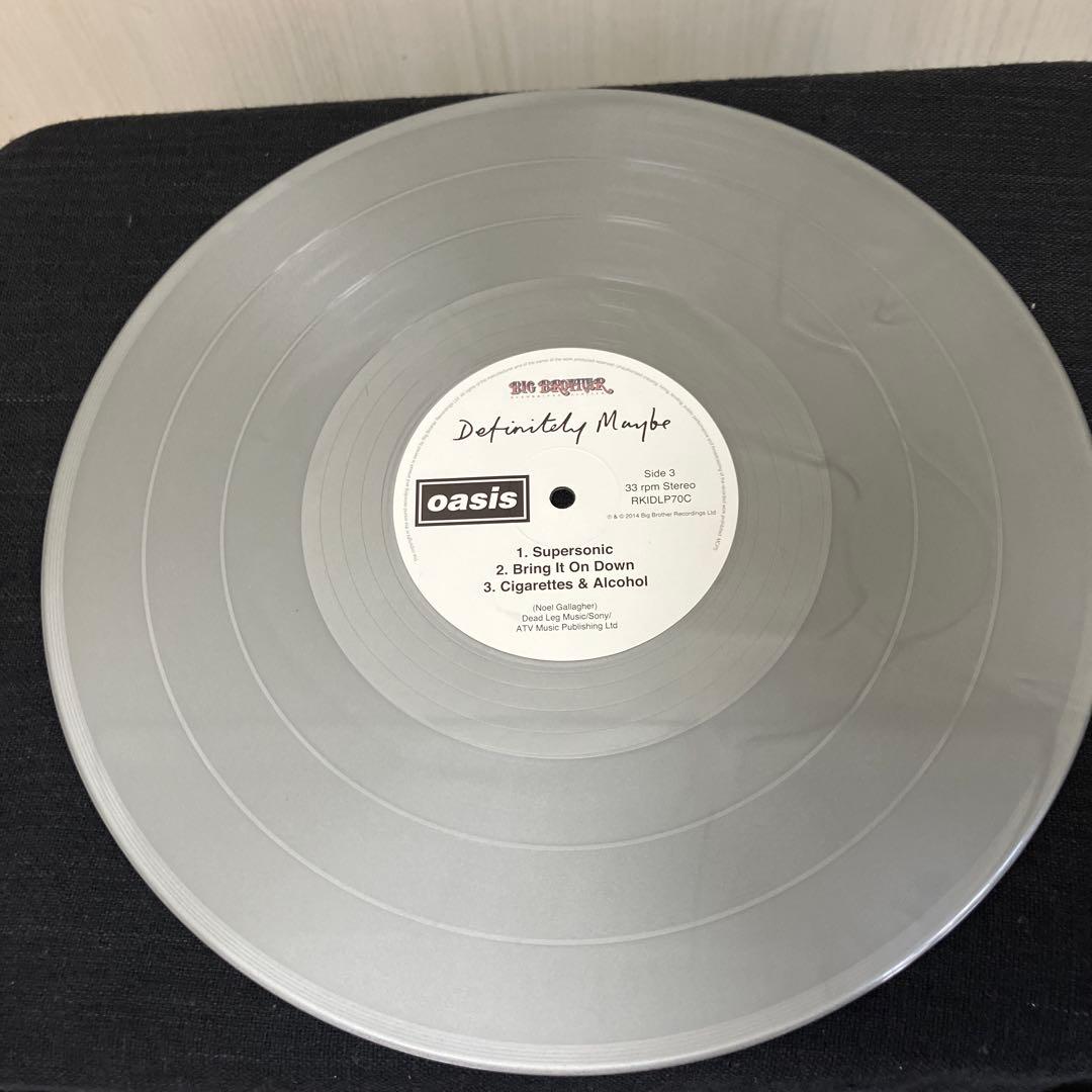 Oasis Definitely Maybe 25th Anniversary Silver Vinyl 2LP Japan Obi RKIDLP70C