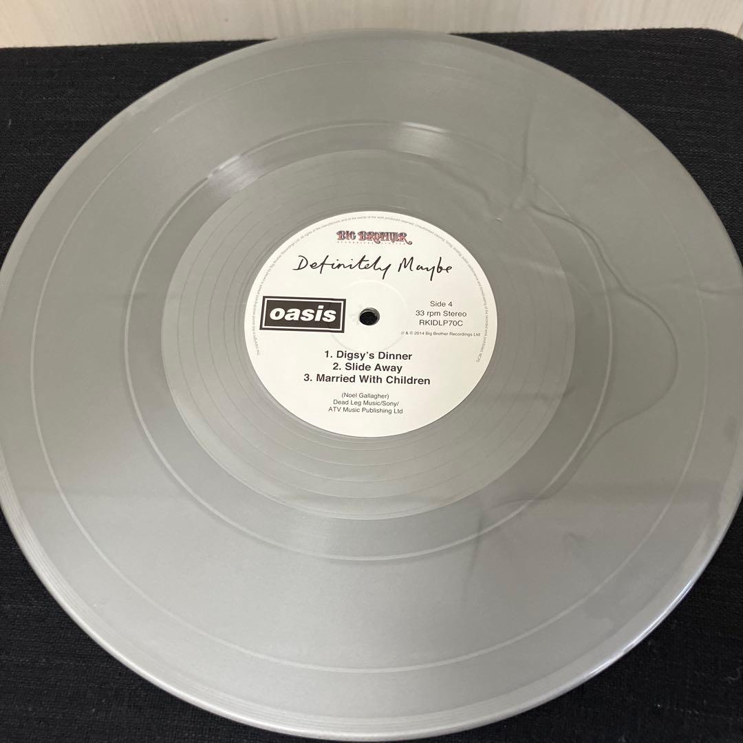 Oasis Definitely Maybe 25th Anniversary Silver Vinyl 2LP Japan Obi RKIDLP70C