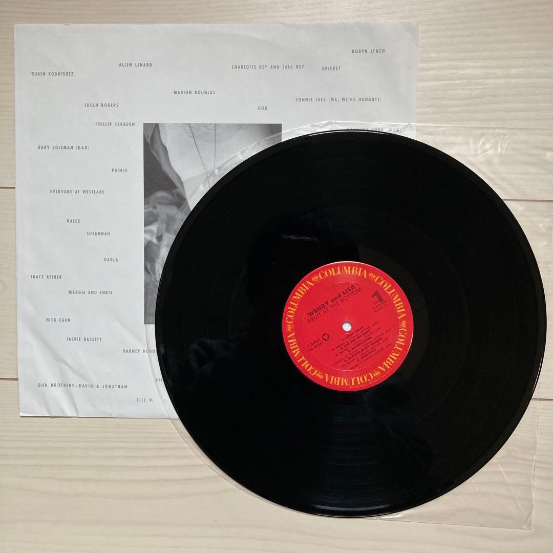 Wendy & Lisa Fruit at the Bottom LP Vinyl Record Black Used Clean | Japansoundstore