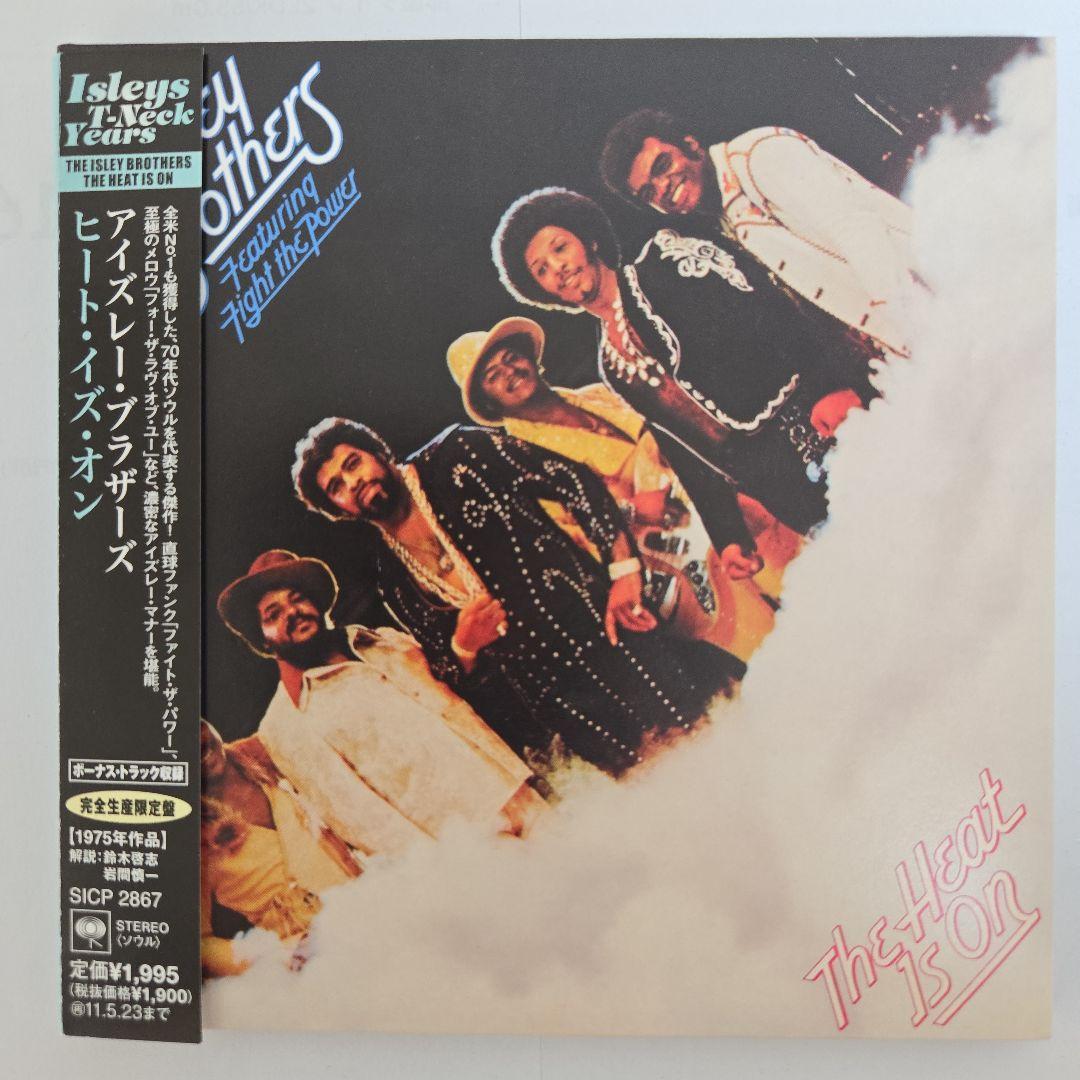 The Isley Brothers Heat Is On CD Japan Paper Sleeve 1975 Bonus Tracks Used | Japansoundstore