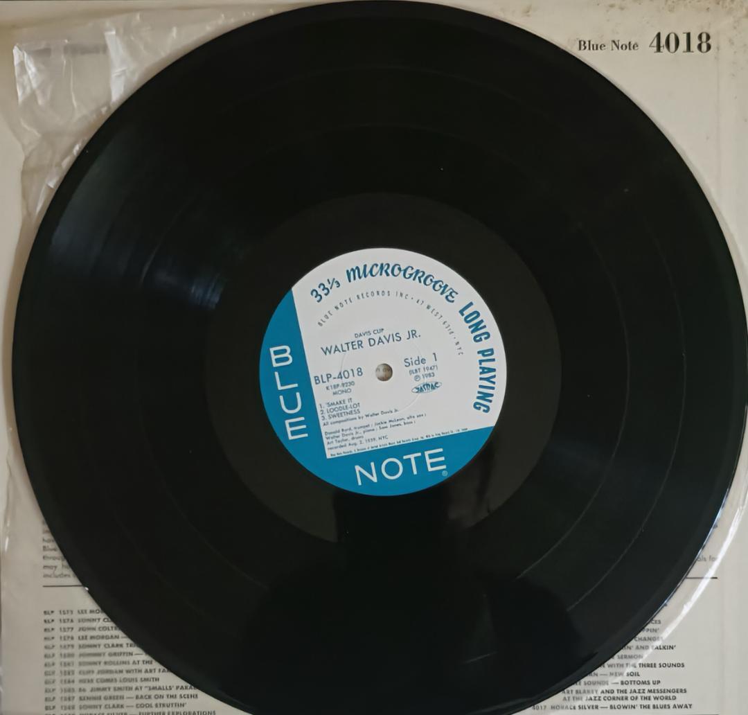 Walter Davis Jr. Davis Cup LP Blue Note K18P-9230 Japan Mono Jazz Vinyl w/ OBI