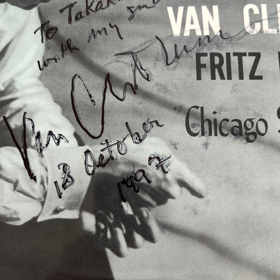 Van Cliburn Signed Rachmaninoff Concerto No.2 Vinyl LP Japan Victor RA-2126 Rare