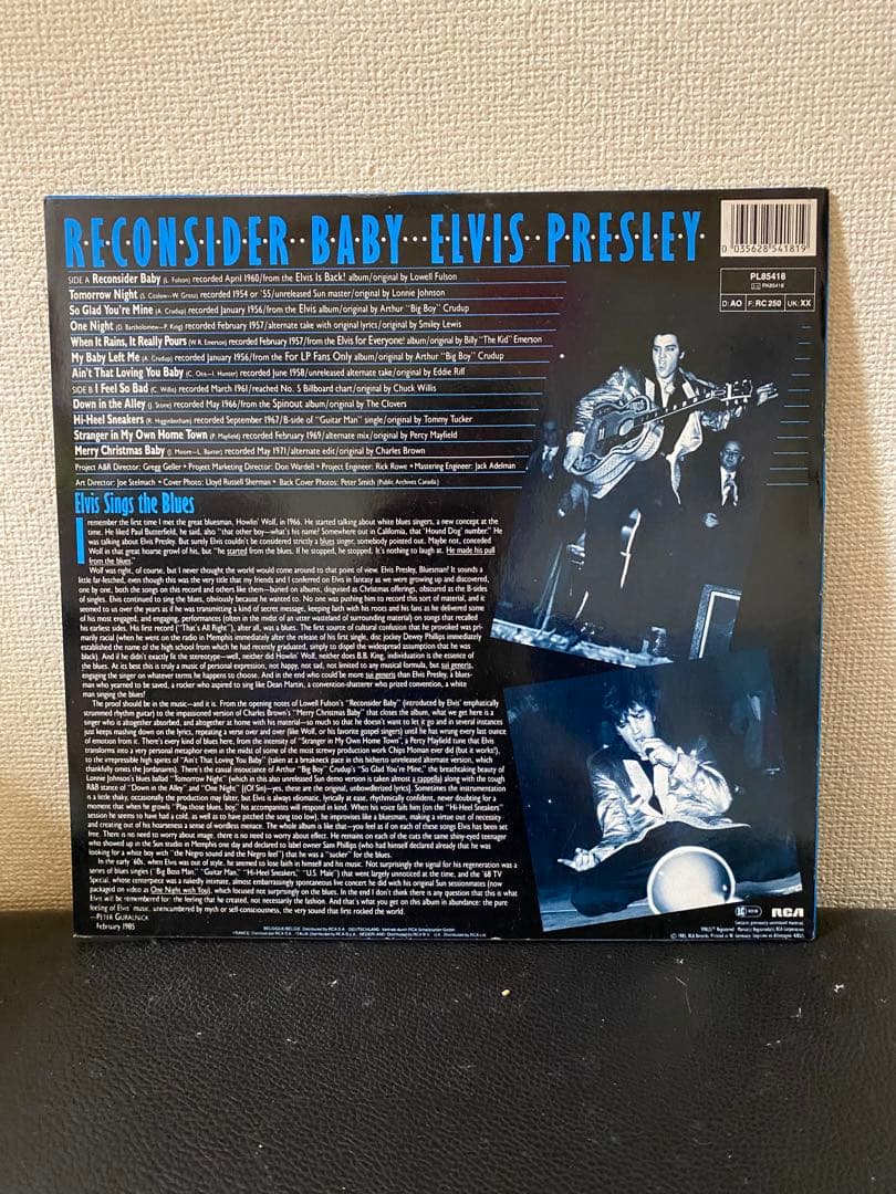 Elvis Presley 50th Anniversary 5-LP Japan Set w/ OBI + Blue Vinyl Reconsider Bab