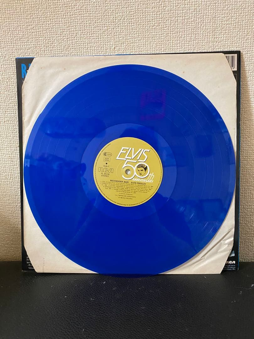 Elvis Presley 50th Anniversary 5-LP Japan Set w/ OBI + Blue Vinyl Reconsider Bab