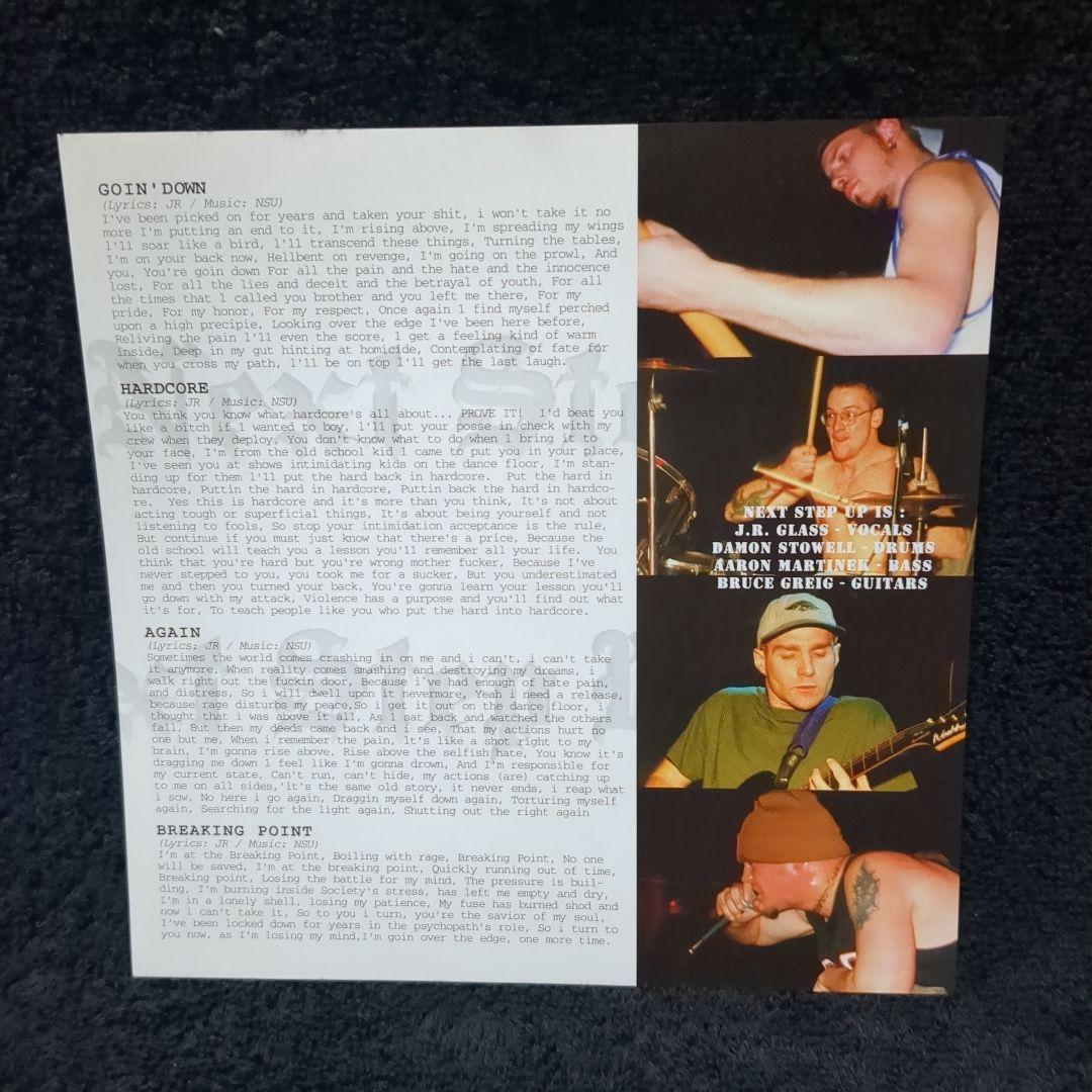 Next Step Up - Breaking Point 7" Vinyl EP 1998 Japan Tour Limited Edition