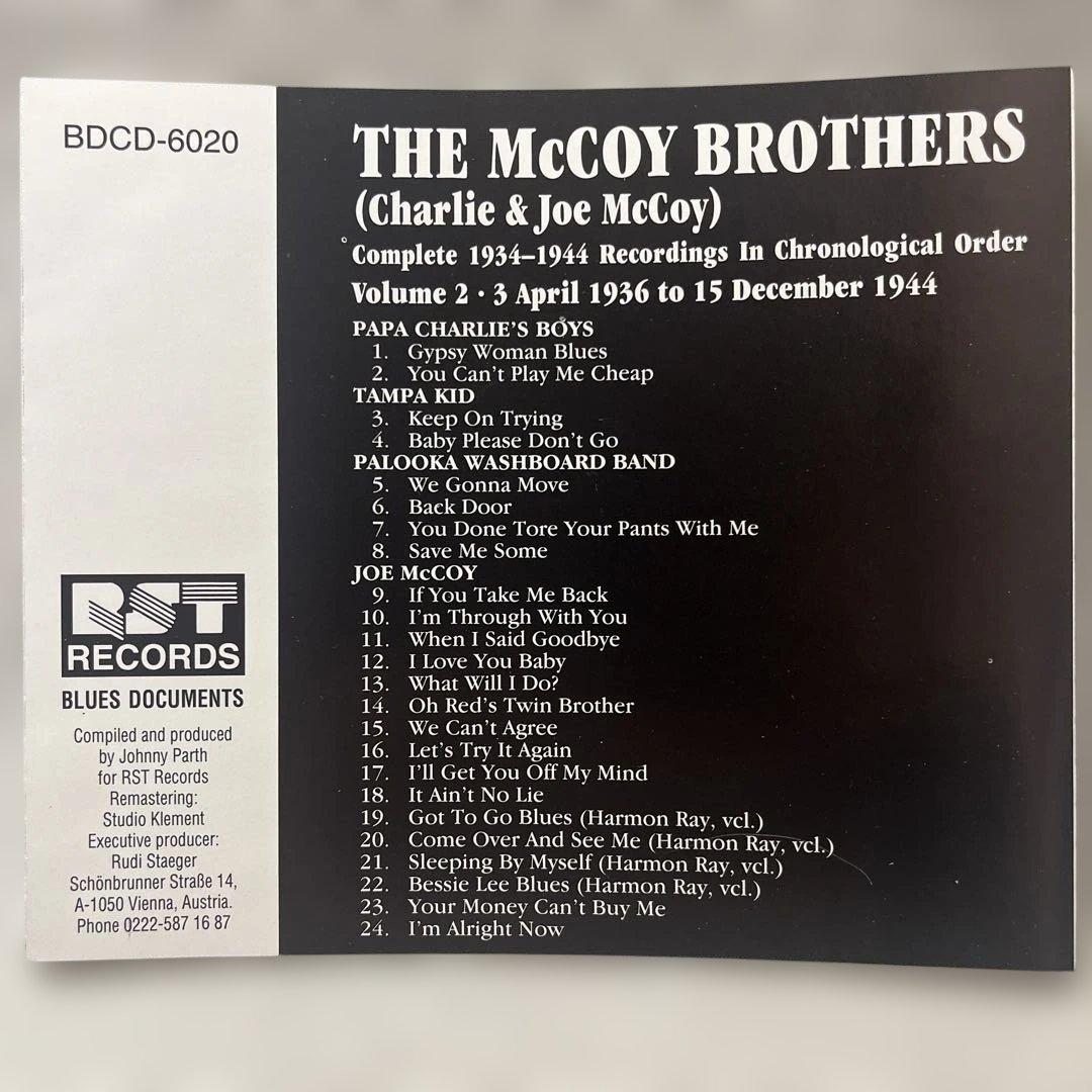 The McCoy Brothers Charlie & Joe McCoy Volume 2 1936-1944 CD Austria Import