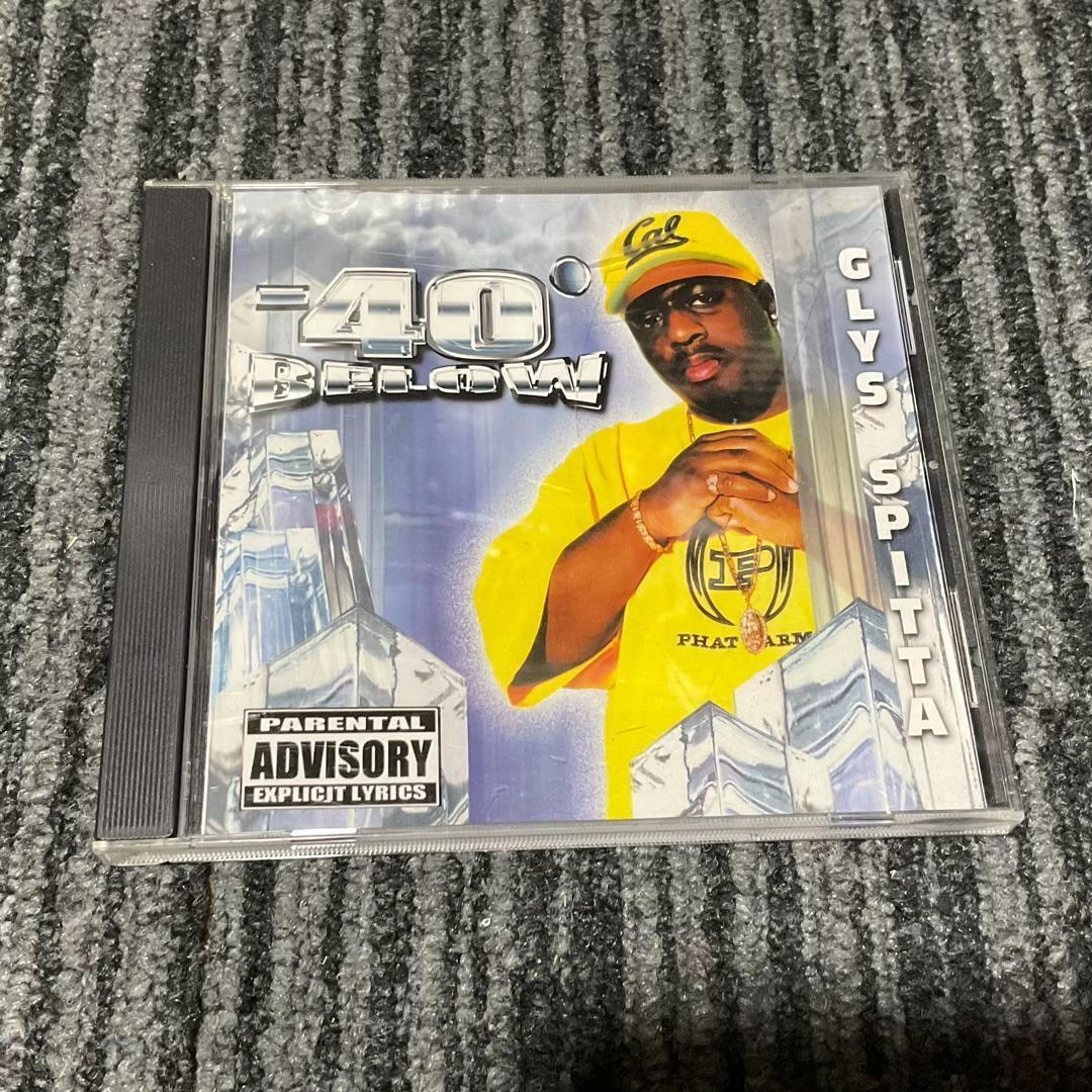 Glys Spitta - 40 Below CD (2001) West Coast Hip-Hop G-Rap