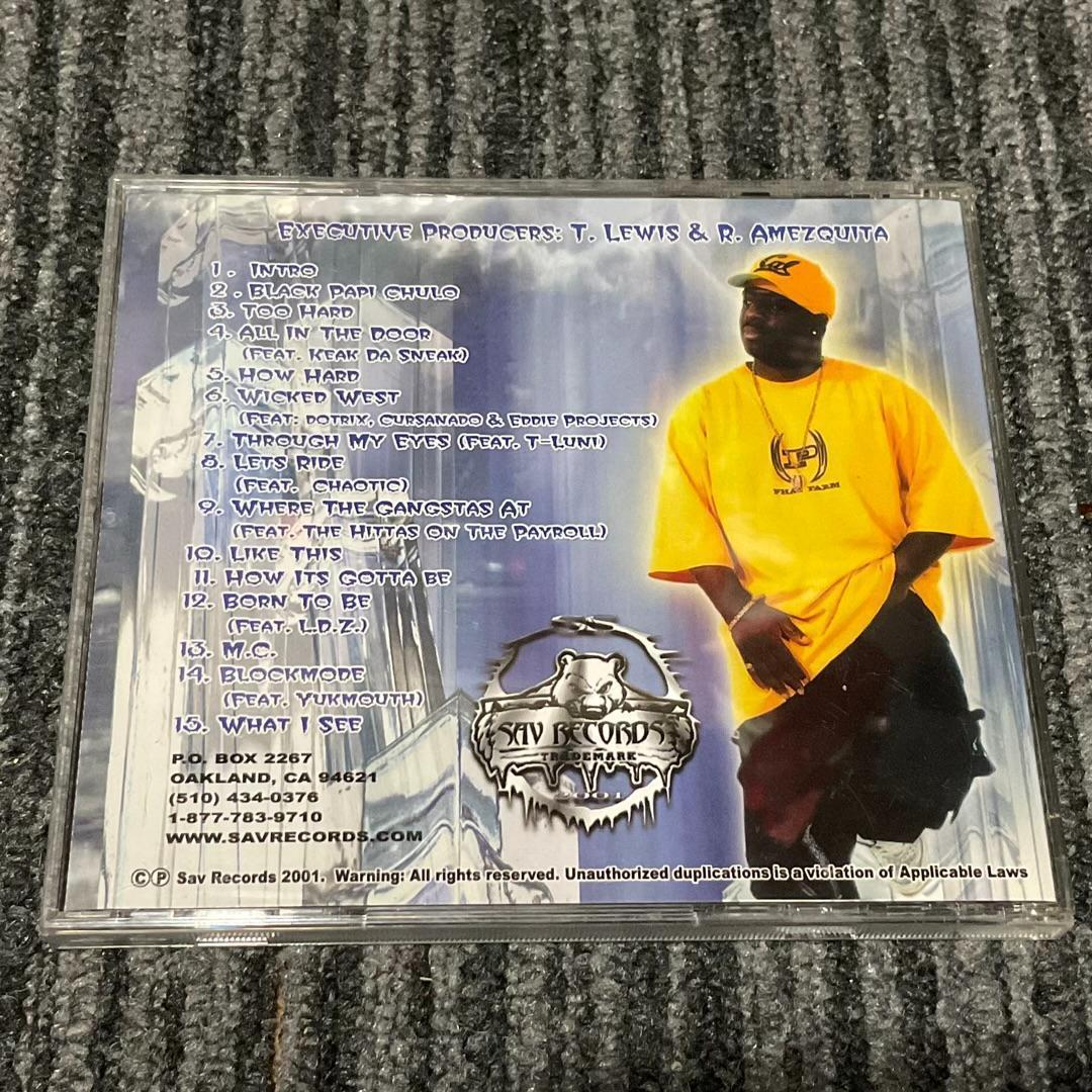 Glys Spitta - 40 Below CD (2001) West Coast Hip-Hop G-Rap