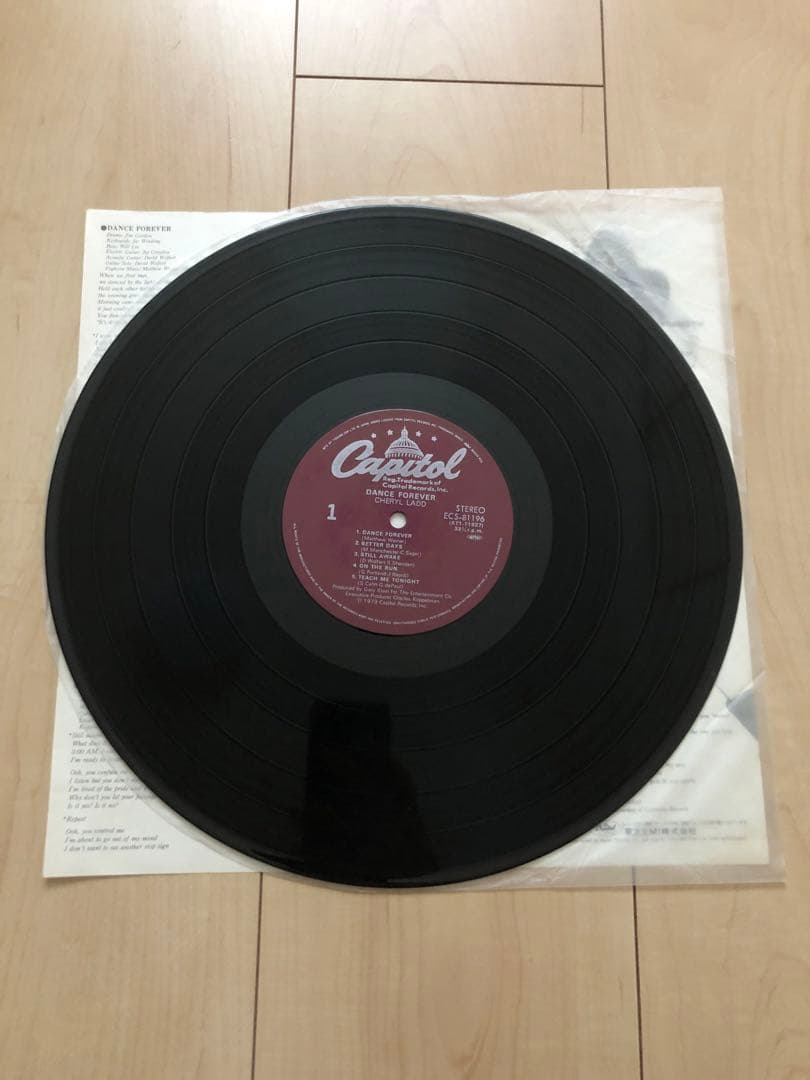 Cheryl Ladd - Dance Forever LP Japan Vinyl Record with Obi & Lyric Insert