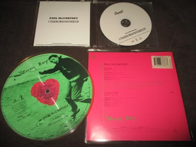 Paul McCartney YOUNG BOY Rare Set CD Promo + Limited Edition Picture Disc