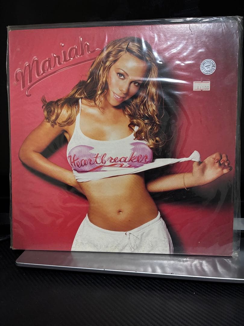 Mariah Carey Heartbreaker LP Remixes Vinyl Record Used 80's Collectible | Japansoundstore