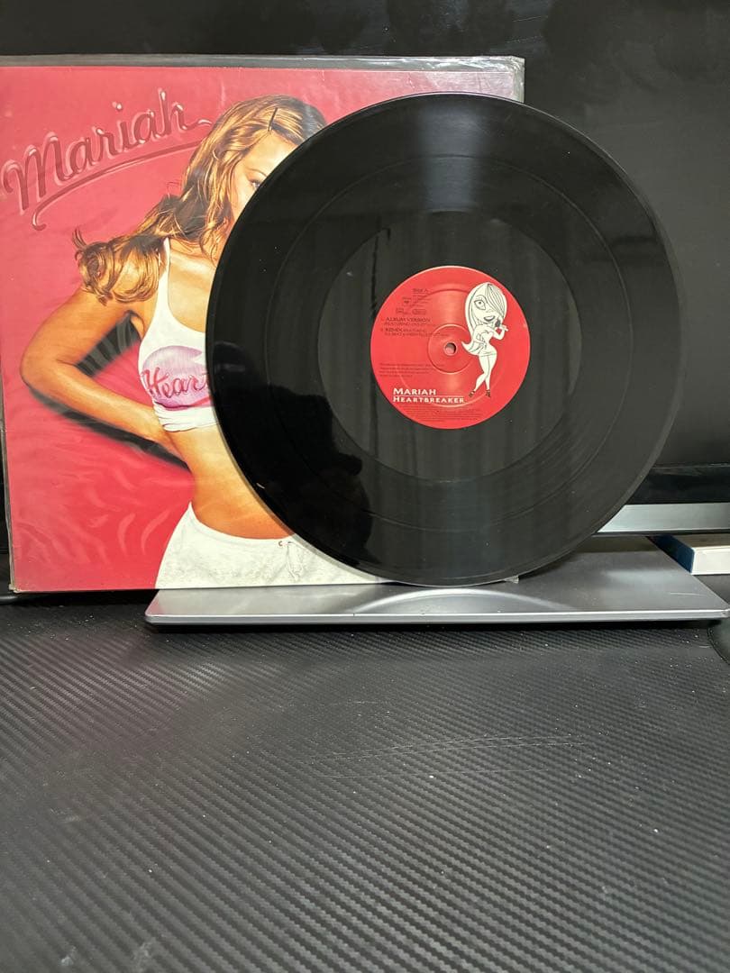 Mariah Carey Heartbreaker LP Remixes Vinyl Record Used 80's Collectible | Japansoundstore