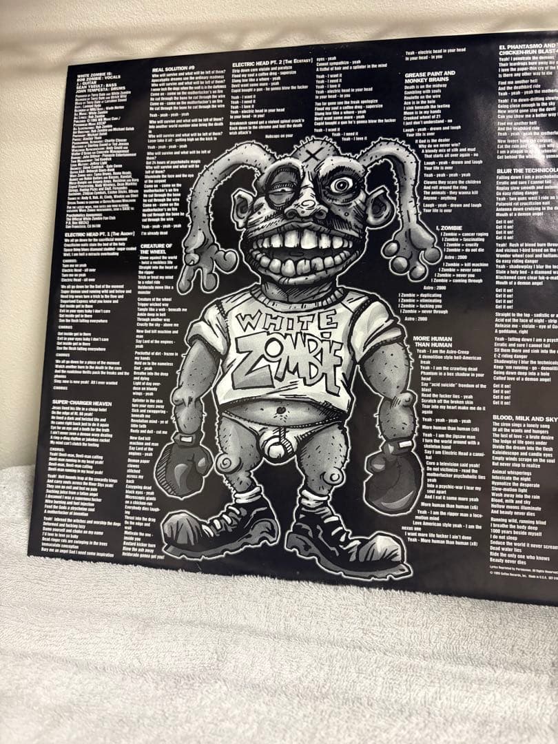 White Zombie Astro-Creep: 2000 Vinyl LP Blue Colored Wax Original US Pressing