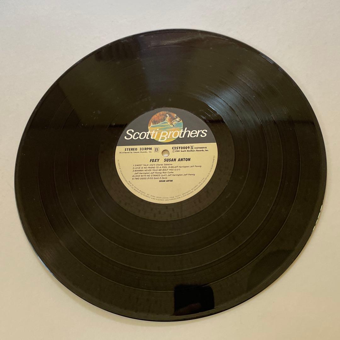 Susan Anton - Foxy LP Japan Original 1981 Pressing w/ Obi Vinyl Record
