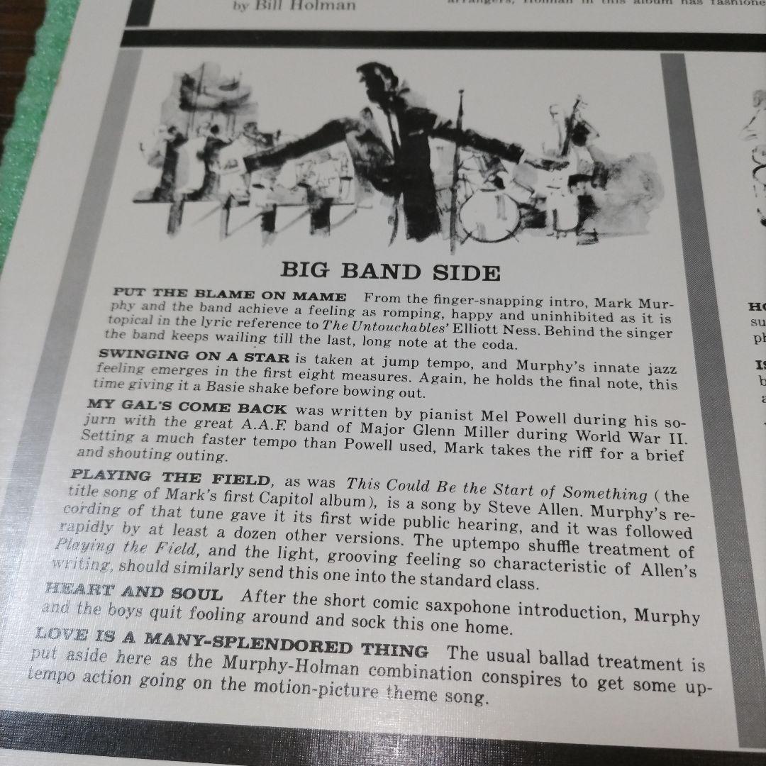 Mark Murphy - Playing The Field LP 1972 Japan Capitol Jazz Vocal Bill Holman