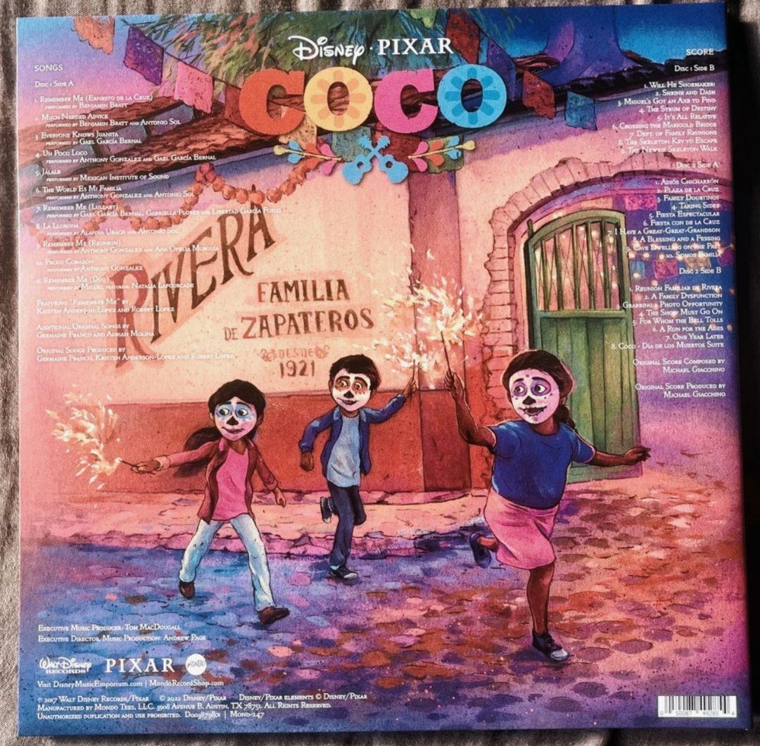 Mondo Coco Disney Pixar Soundtrack 2LP Splatter Vinyl Limited Edition Rare