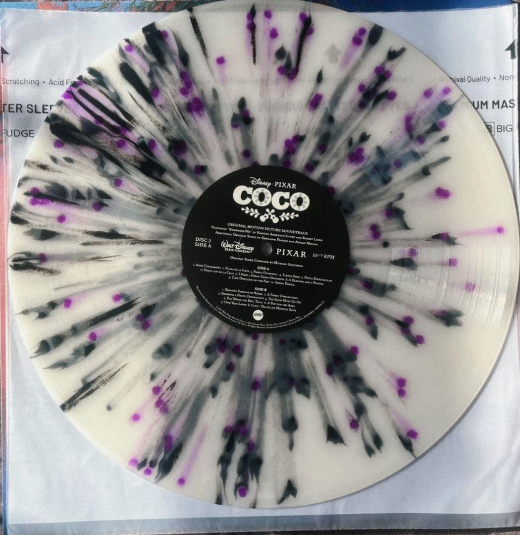 Mondo Coco Disney Pixar Soundtrack 2LP Splatter Vinyl Limited Edition Rare