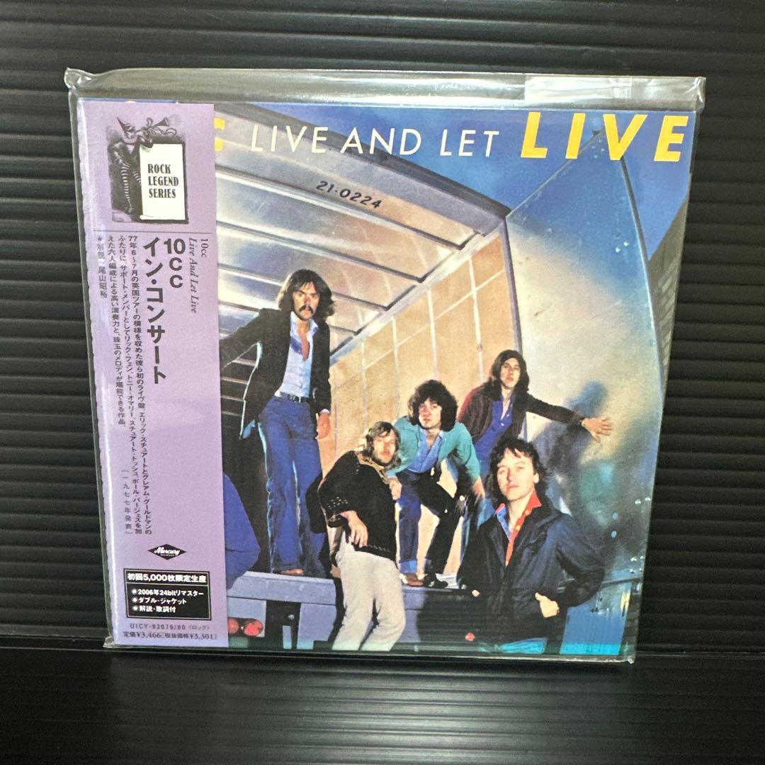 10cc Live And Let Live 2CD Japan Press Mini LP Limited Edition 2006 Remaster