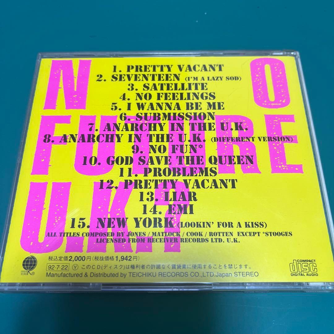 Sex Pistols No Future U.K.? CD 1992 Japan Press Punk Rock Teichiku 00CP-2001