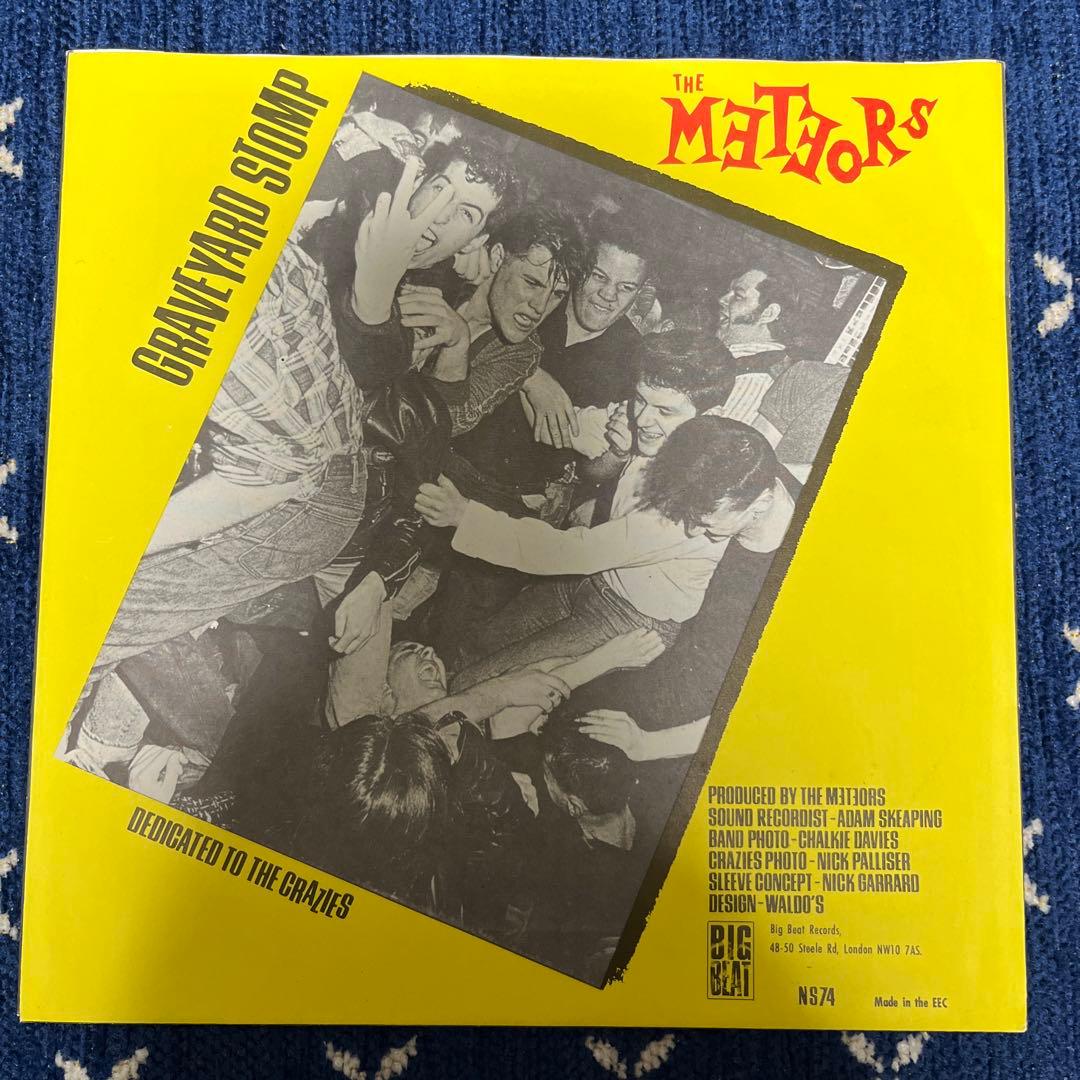 The Meteors Radioactive Kid 7" Vinyl Record Graveyard Stomp Big Beat Psychobilly