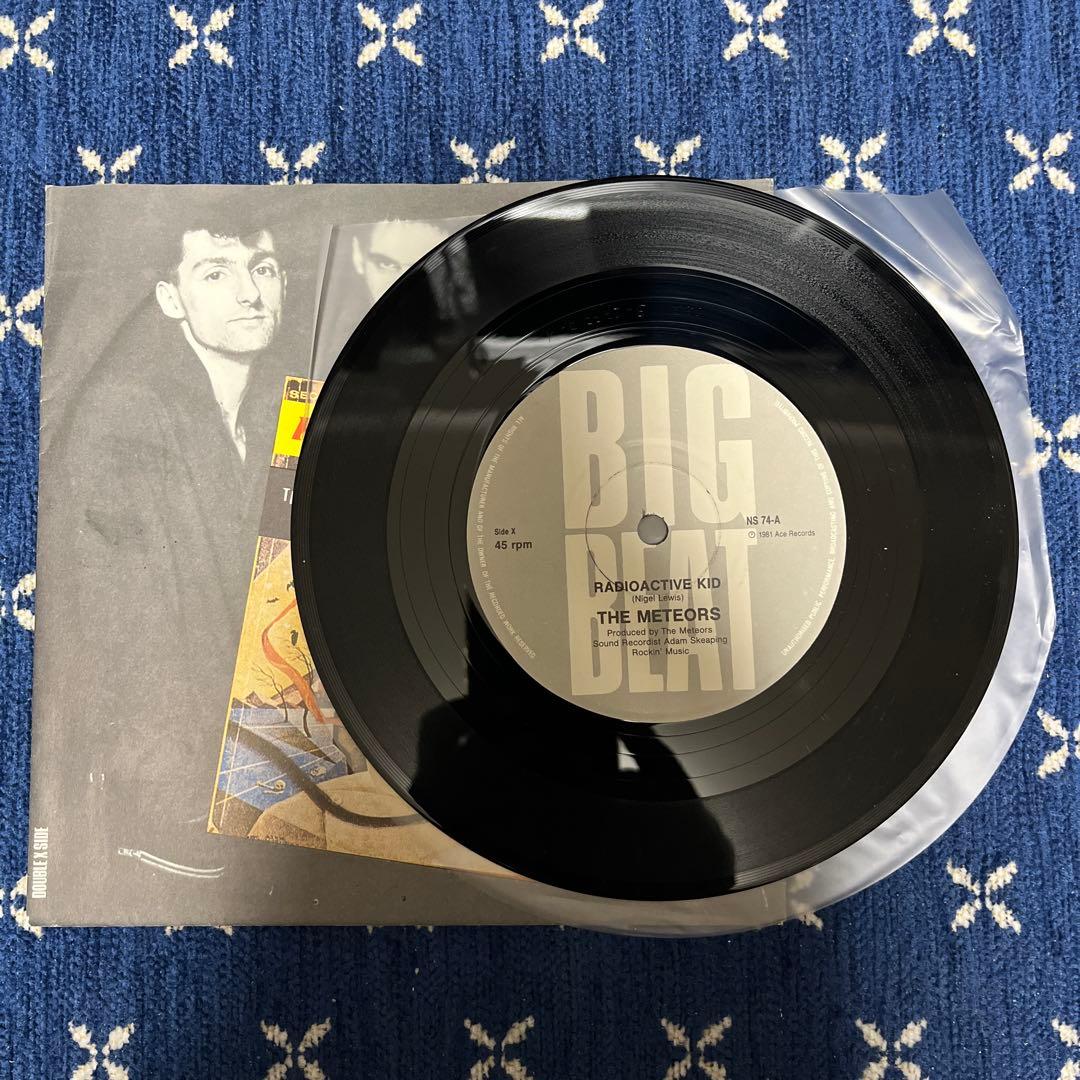 The Meteors Radioactive Kid 7" Vinyl Record Graveyard Stomp Big Beat Psychobilly
