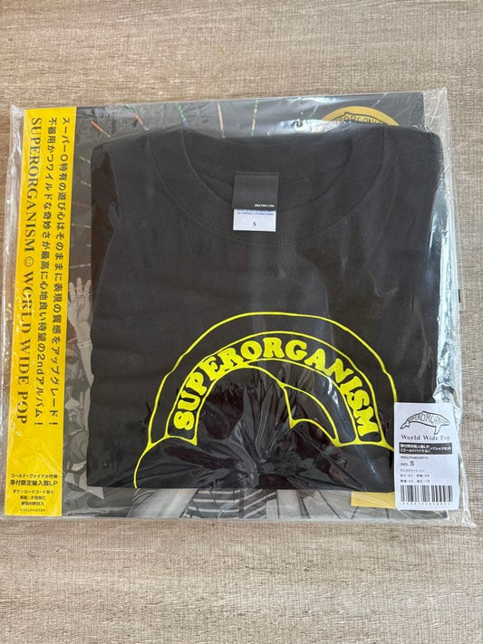 Superorganism World Wide Pop LP Vinyl + T-Shirt Size S Japan Gold Limited Editio