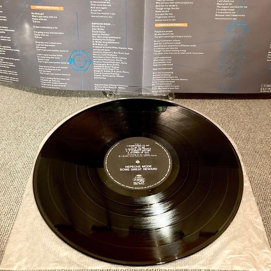 Depeche Mode - Some Great Reward LP 1984 Japan Pressing Mute Synth Pop P-13052