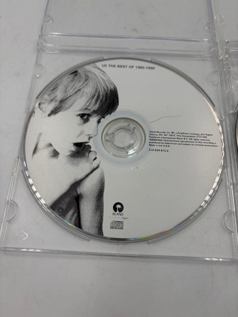 U2 The Best Of 1980-1990 & B-Sides 2CD Set US Import Rock Compilation