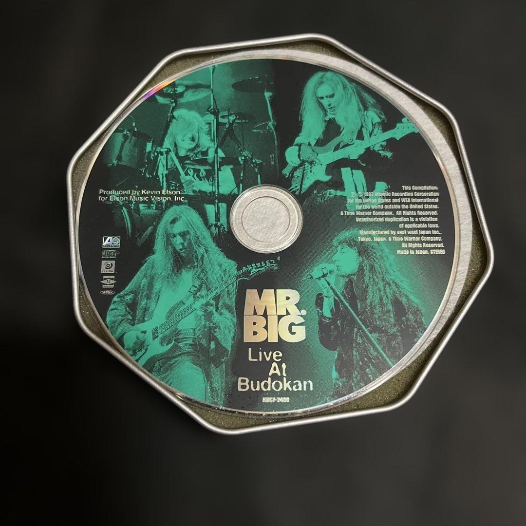 Mr. Big - Live At Budokan - Japan Press CD in Rare Octagonal Metal Tin Case