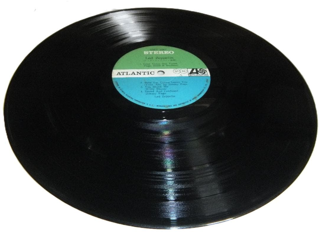 Led Zeppelin I Turquoise Band Vinyl 1st Press with Refill Card Excellent | Japansoundstore