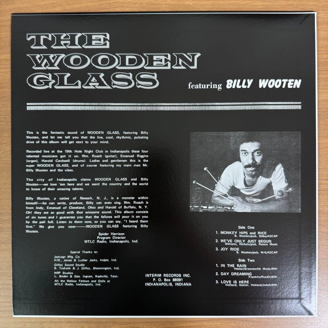 Billy Wooten The Wooden Glass Recorded Live 2008 Japan Vinyl LP Jazz Funk