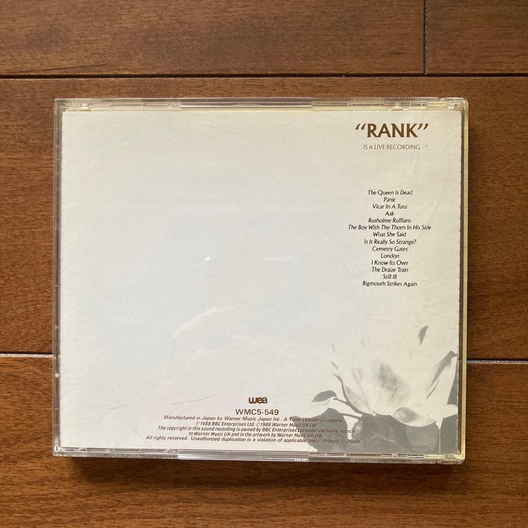 The Smiths - Rank - Japan CD - Warner Music WMC5-549 - Indie Rock Live